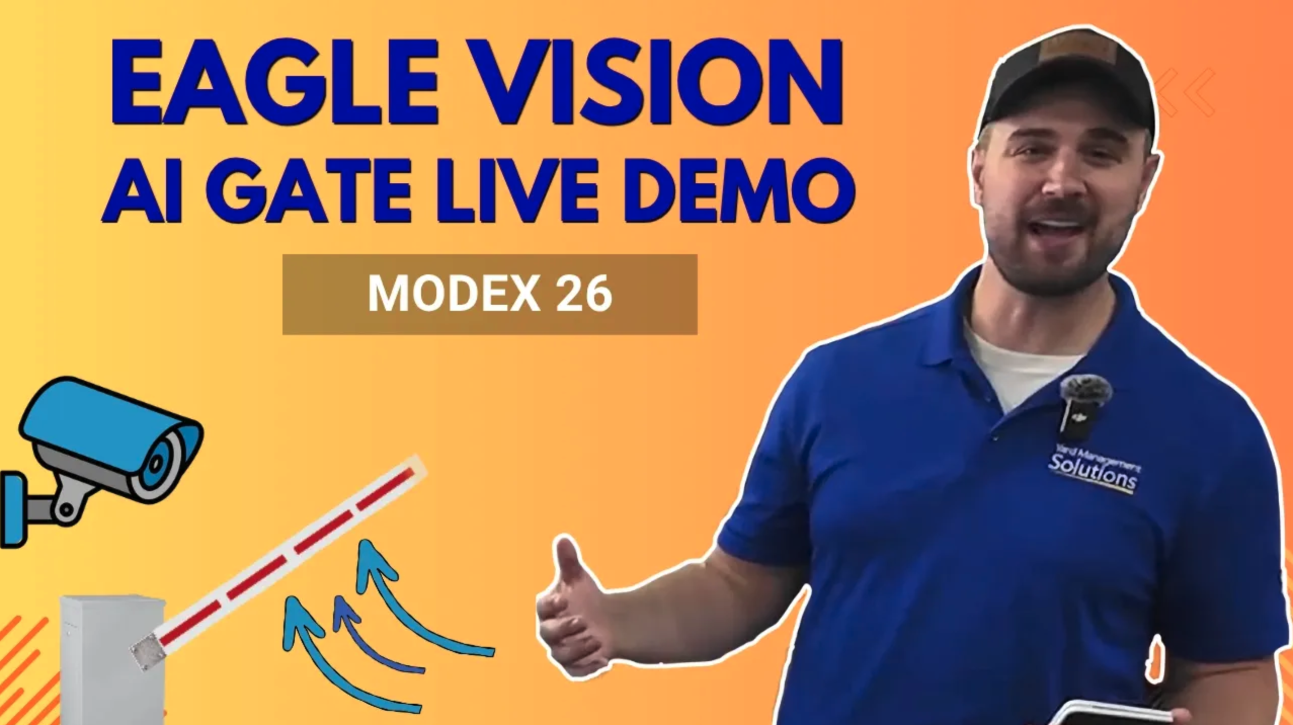 Eagle Vision AI Gate live demo — MODEX 26